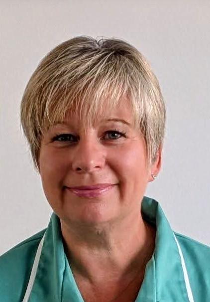 Close up of Tracy Gibbett