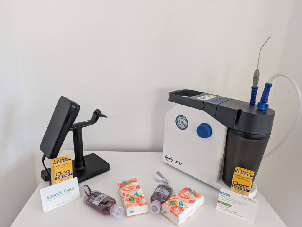 Sounds Clear equipment on a desk